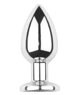 Plug vibrant acier inoxydable anal taille S avec télécommande, USB BOOTY